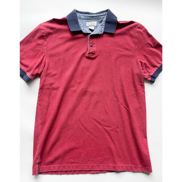 Vintage L.L. Bean Casco Bay Polo Shirt Size Large Tall - Picture 1 of 6